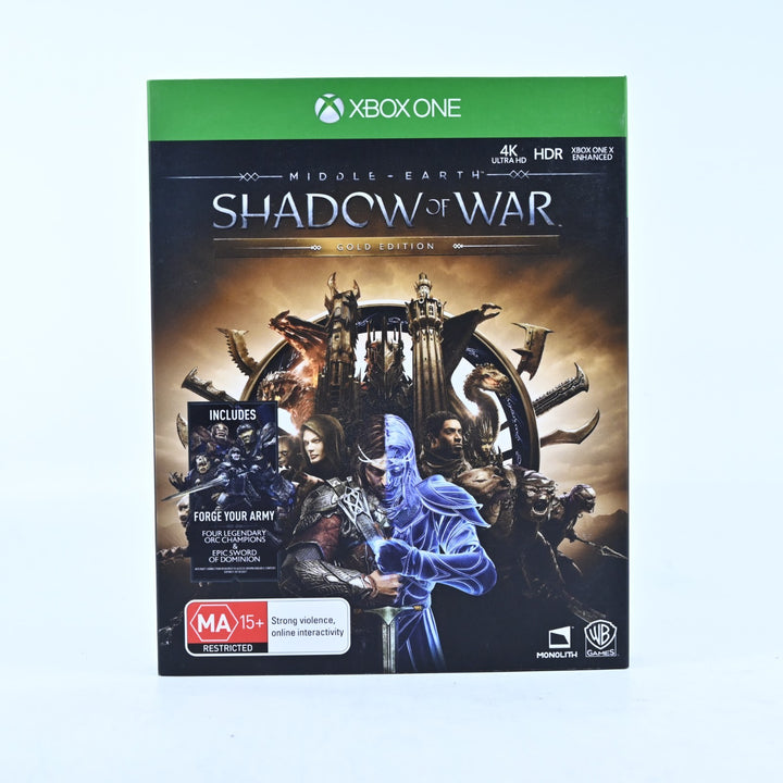Middle-Earth: Shadow of War Gold Edition - Xbox One Game - PAL - FREE POST!