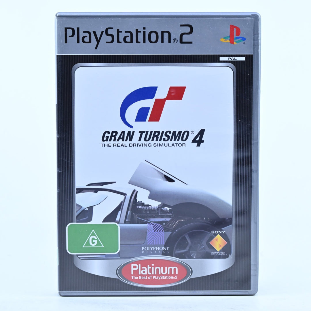 Gran Turismo 4 - Sony Playstation 2 / PS2 Game + Manual - PAL - MINT DISC!