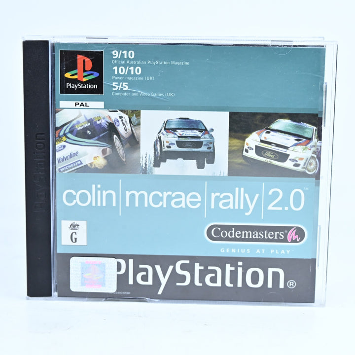 Colin McRae Rally 2.0  - Sony Playstation 1 / PS1 Game + Manual - PAL