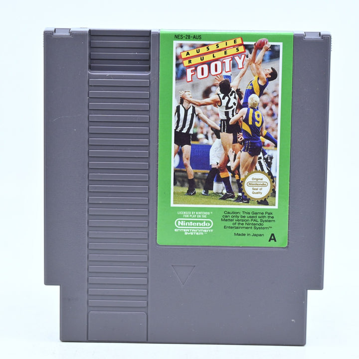 Aussie Rules Footy - Nintendo Entertainment System / NES Game - PAL - FREE POST!