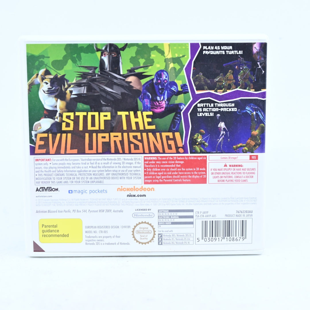 Nickelodeon: Teenage Mutant Ninja Turtles - Nintendo 3DS Game - PAL No Manual