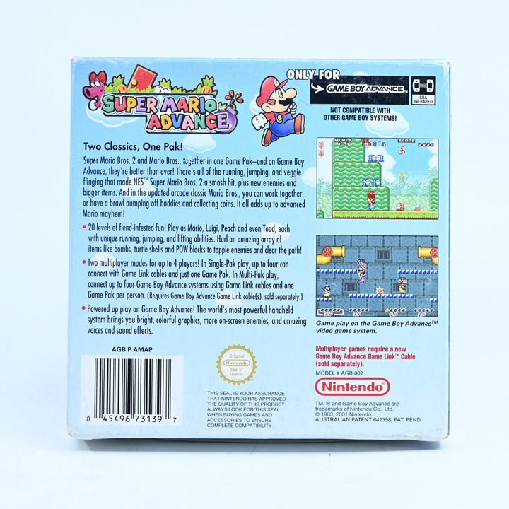 Super Mario Advance - Nintendo Gameboy Advance / GBA Boxed Game - PAL