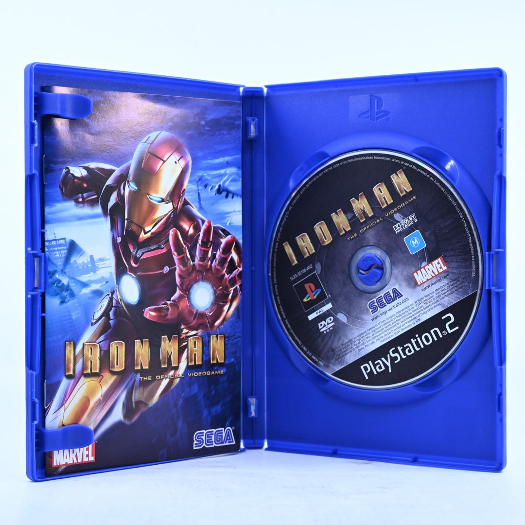 Iron Man - Sony Playstation 2 / PS2 Game + Manual - PAL - MINT DISC!