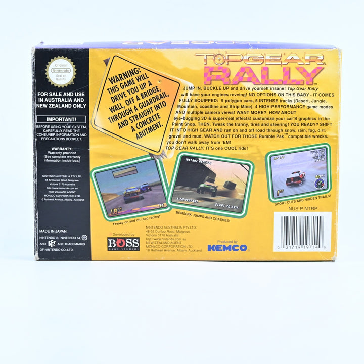 Top Gear Rally - N64 / Nintendo 64 Boxed Game - PAL - FREE POST!
