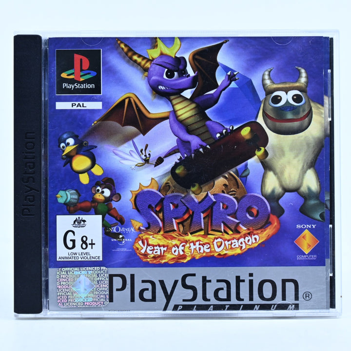 Spyro: Year of the Dragon - Sony Playstation 1 / PS1 Game + Manual - PAL