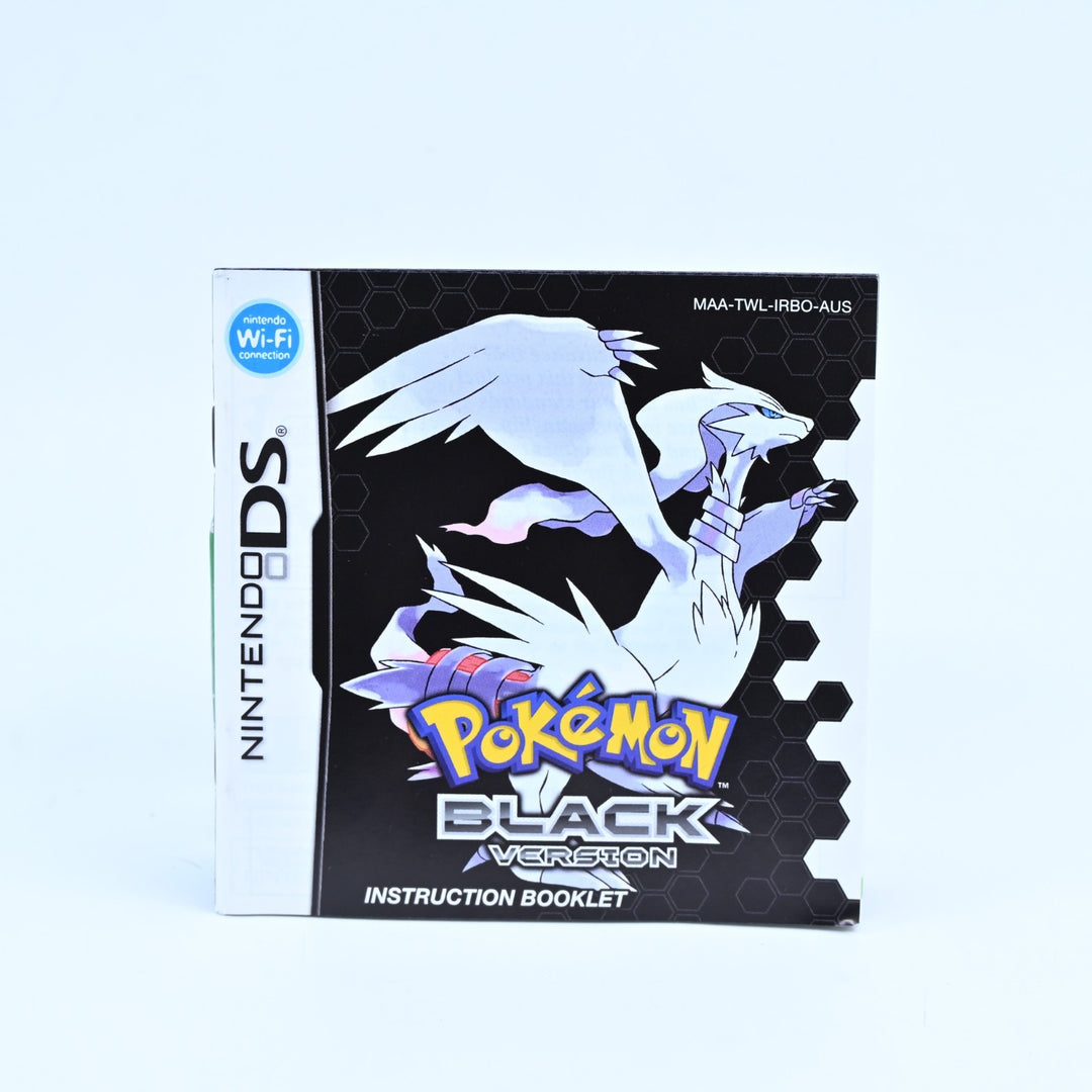 Pokemon Black - Nintendo DS Game - AUS PAL + Manual - FREE POST!