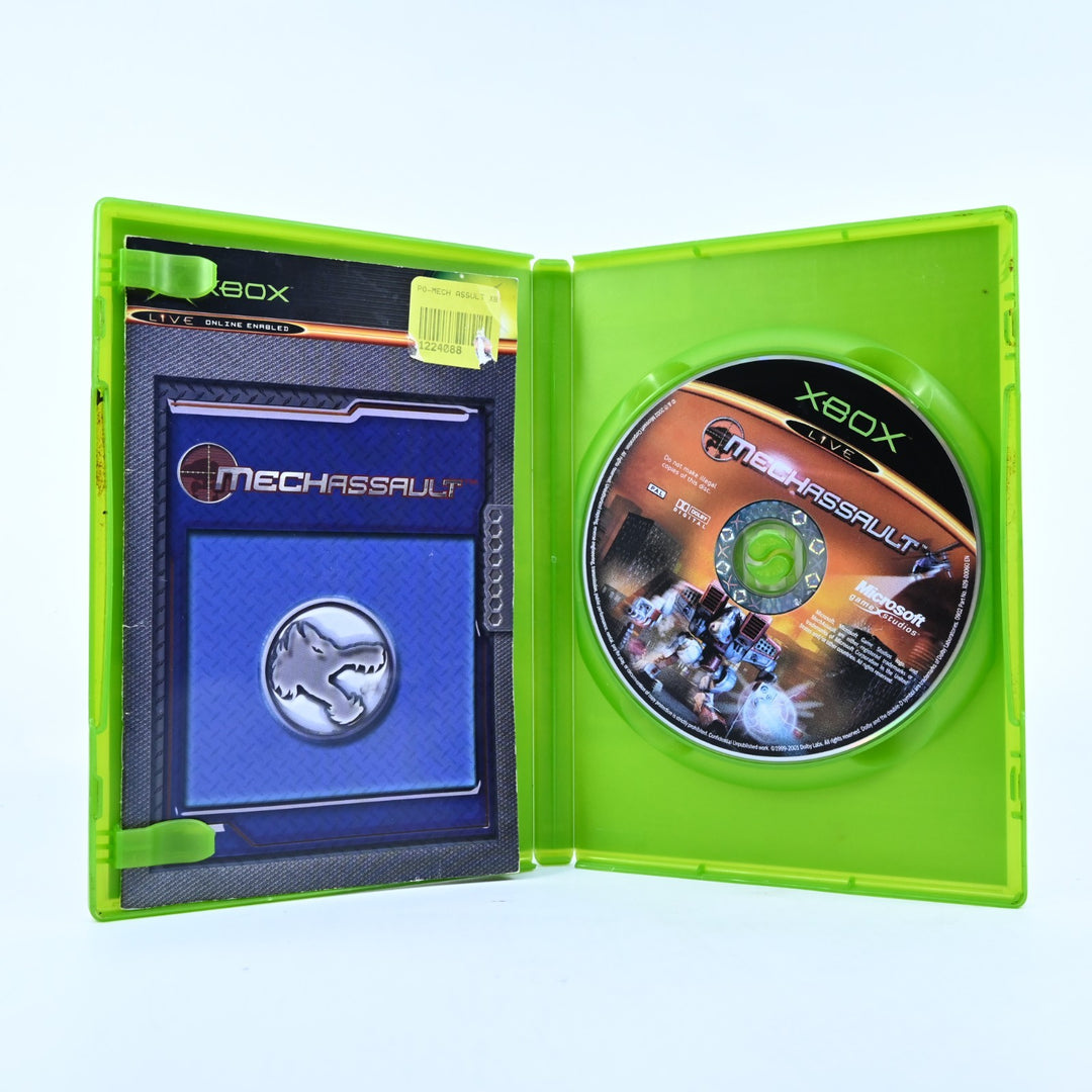 MechAssault - Original Xbox Game + Manual - PAL - MINT DISC!