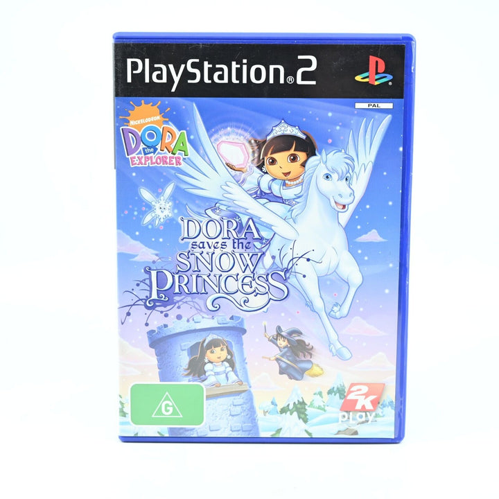 Dora Saves the Snow Princess - Sony Playstation 2 / PS2 Game + Manual - PAL