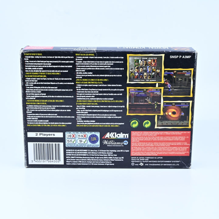 Mortal Kombat 3 - Super Nintendo / SNES Boxed Game - PAL - FREE POST!