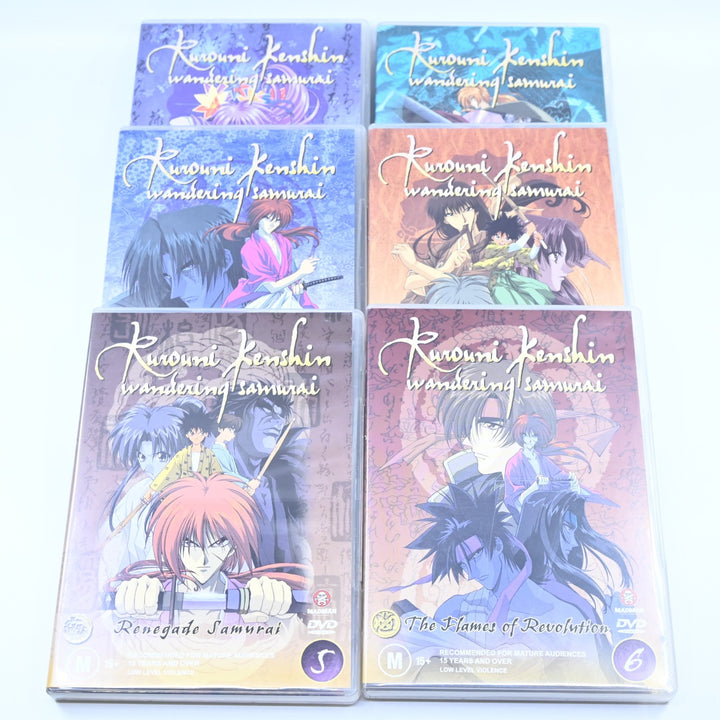 Rurouni Kenshin - Volumes 1 to 22 Complete - Region  4 - Anime DVDs