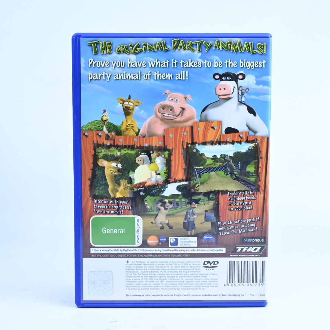 Barnyard - Sony Playstation 2 / PS2 Game + Manual - PAL - MINT DISC!