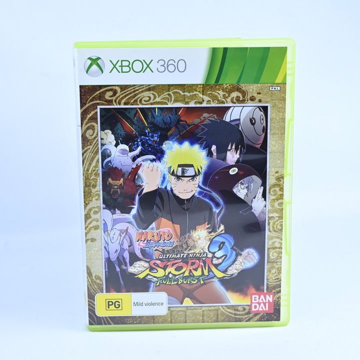 Naruto Shippuden Ultimate Ninja Storm 3: Full Burst - Xbox 360 Game - PAL