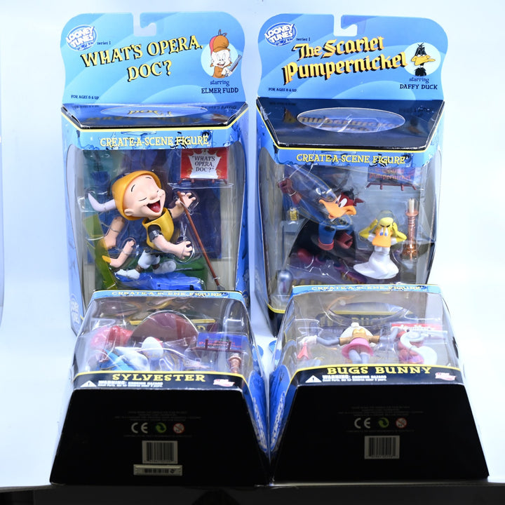 SEALED! Looney Tunes - Create-A-Scene Complete Series 1 Set - DC Direct Figure