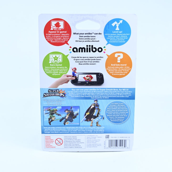 SEALED! Marth Amiibo No. 12 - Super Smash Bros. Collection - Toy