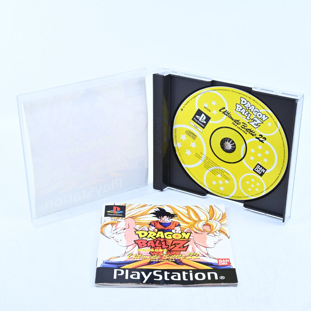 Dragon Ball Z Ultimate Battle 22 - Sony Playstation 1 / PS1 Game + Manual - PAL
