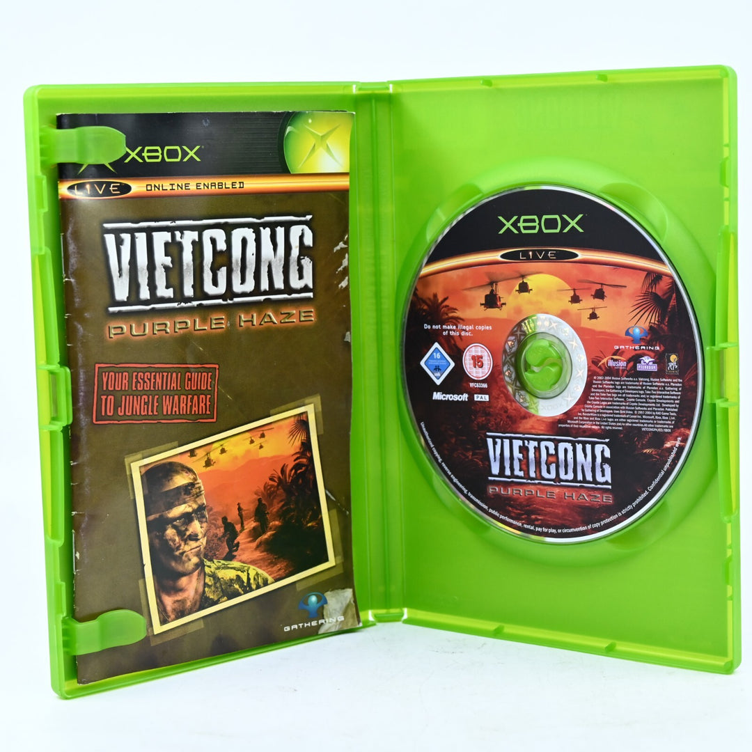 Vietcong: Purple Haze - Original Xbox Game + Manual - PAL - MINT DISC!