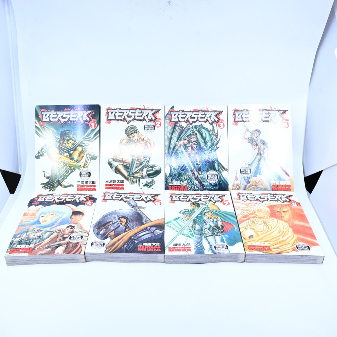 Berserk - Volumes 1-8 - Kentaro Miura - Digital Manga Publishing - Manga