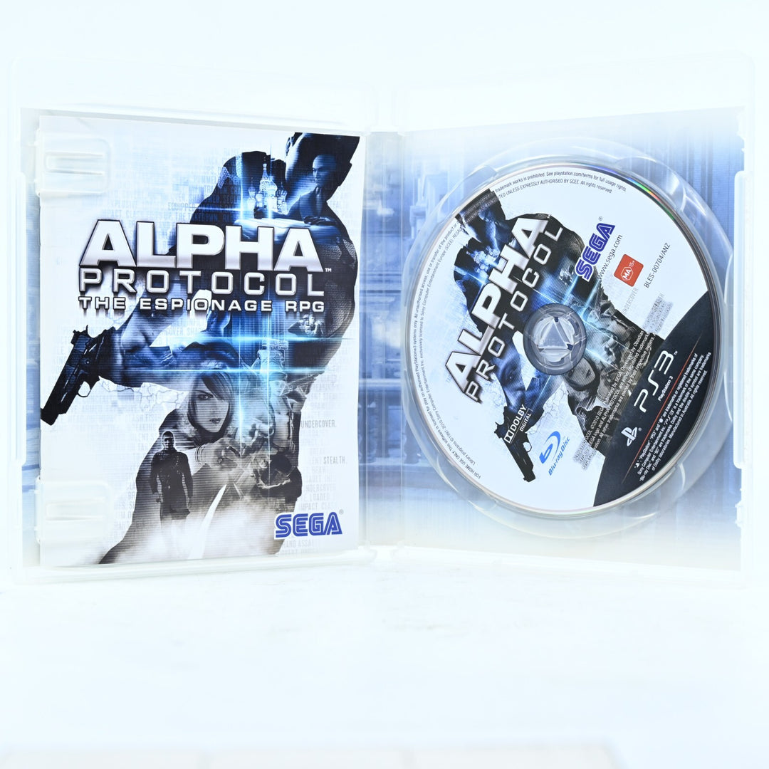 Alpha Protocol: The Espionage RPG - Sony Playstation 3 / PS3 Game + Manual