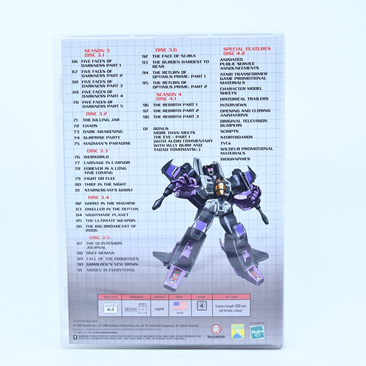 The Transformers - Complete Collection Tin - 17 Discs - Region 4 - DVD Box Set