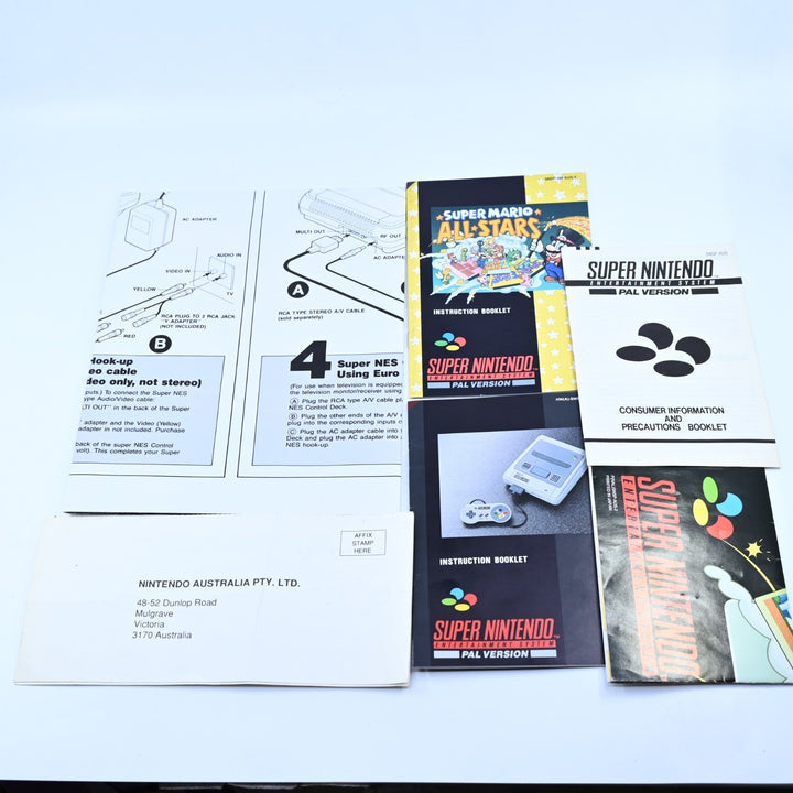 Super Mario All Stars Edition - Super Nintendo / SNES Boxed Console - PAL