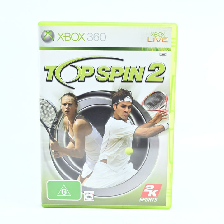 Top Spin 2 - Xbox 360 Game + Manual - PAL - MINT DISC!