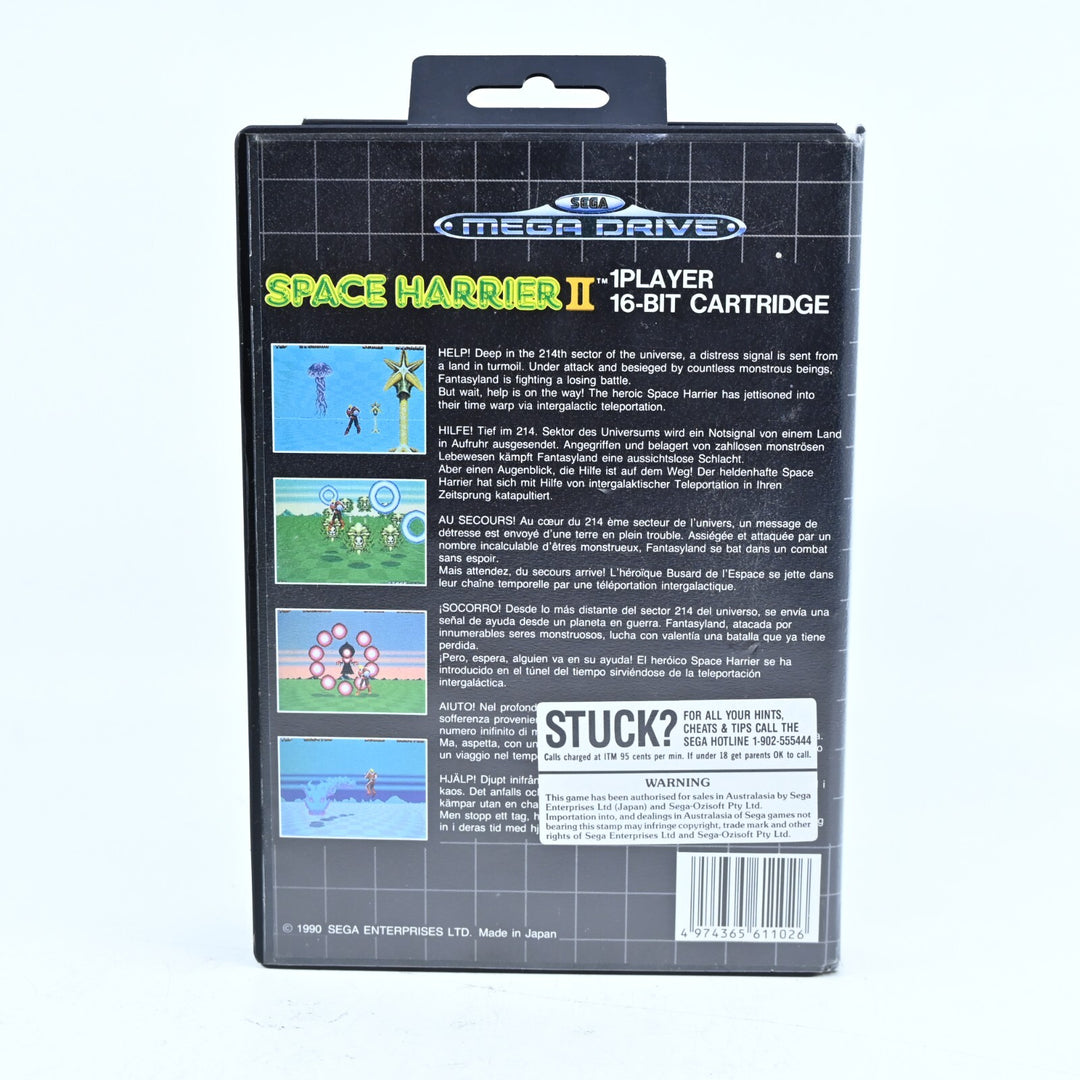 Space Harrier II / 2 - No Manual - Sega Mega Drive Game - PAL - FREE POST!
