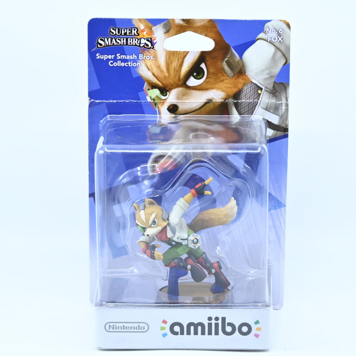 SEALED! Fox Amiibo No. 6 - Super Smash Bros. - Toy - FREE POST!