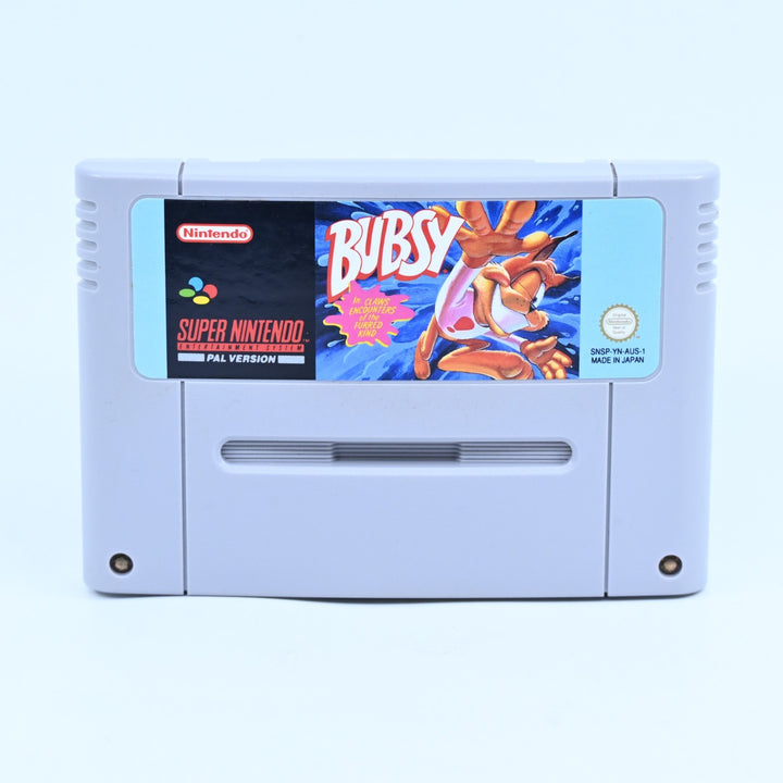 Bubsy - Super Nintendo / SNES Game - PAL - FREE POST!