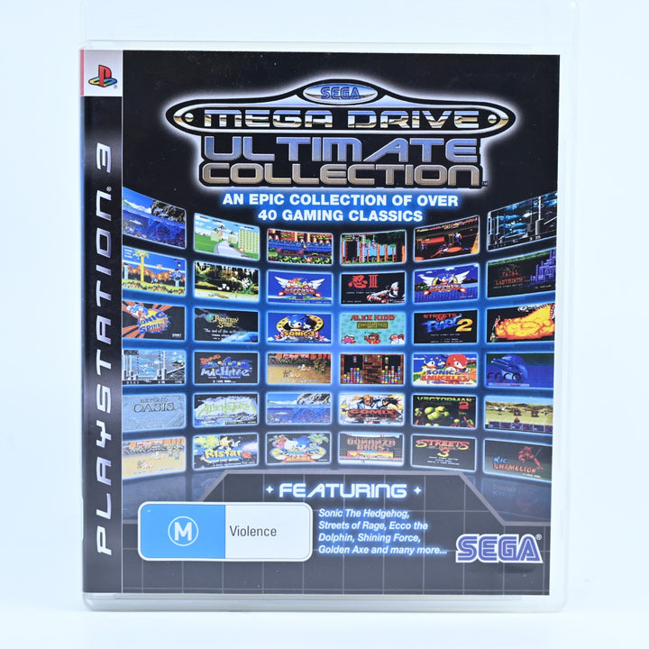 SEGA Mega Drive: Ultimate Collection - Sony Playstation 3 / PS3 Game + Manual