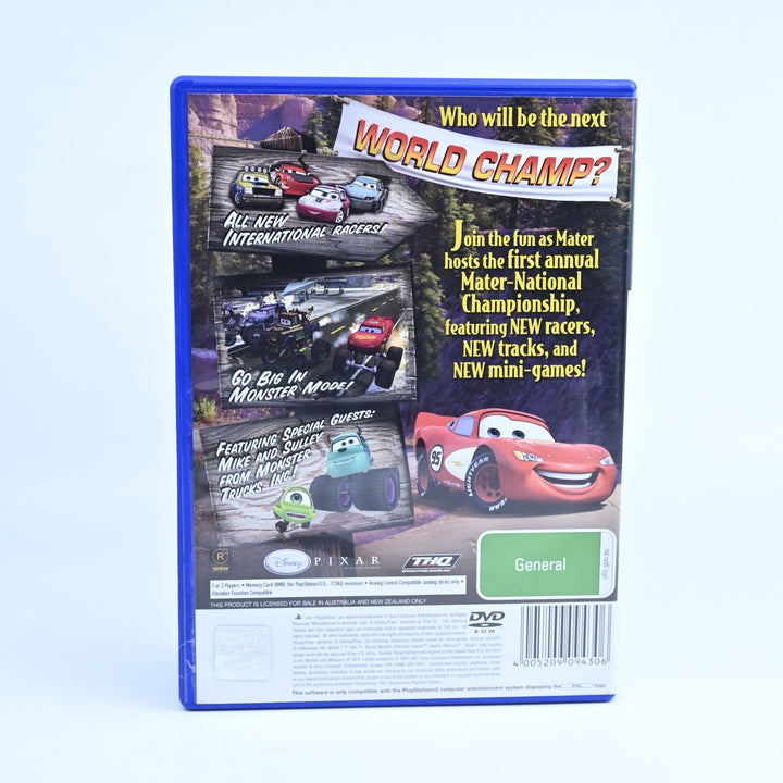 Disney-Pixar Cars Mater-National - Sony Playstation 2 / PS2 Game - No Manual