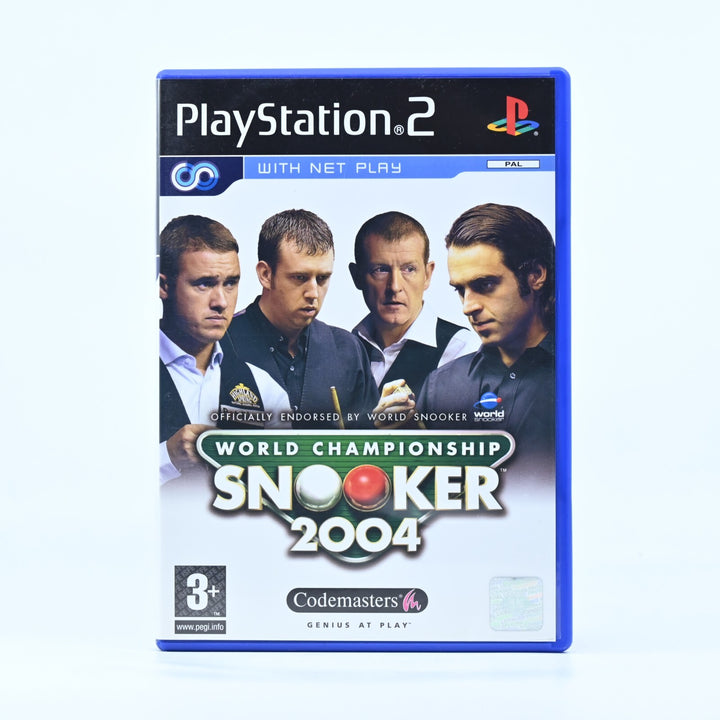 World Championship Snooker 2004 - Sony Playstation 2 / PS2 Game + Manual - PAL