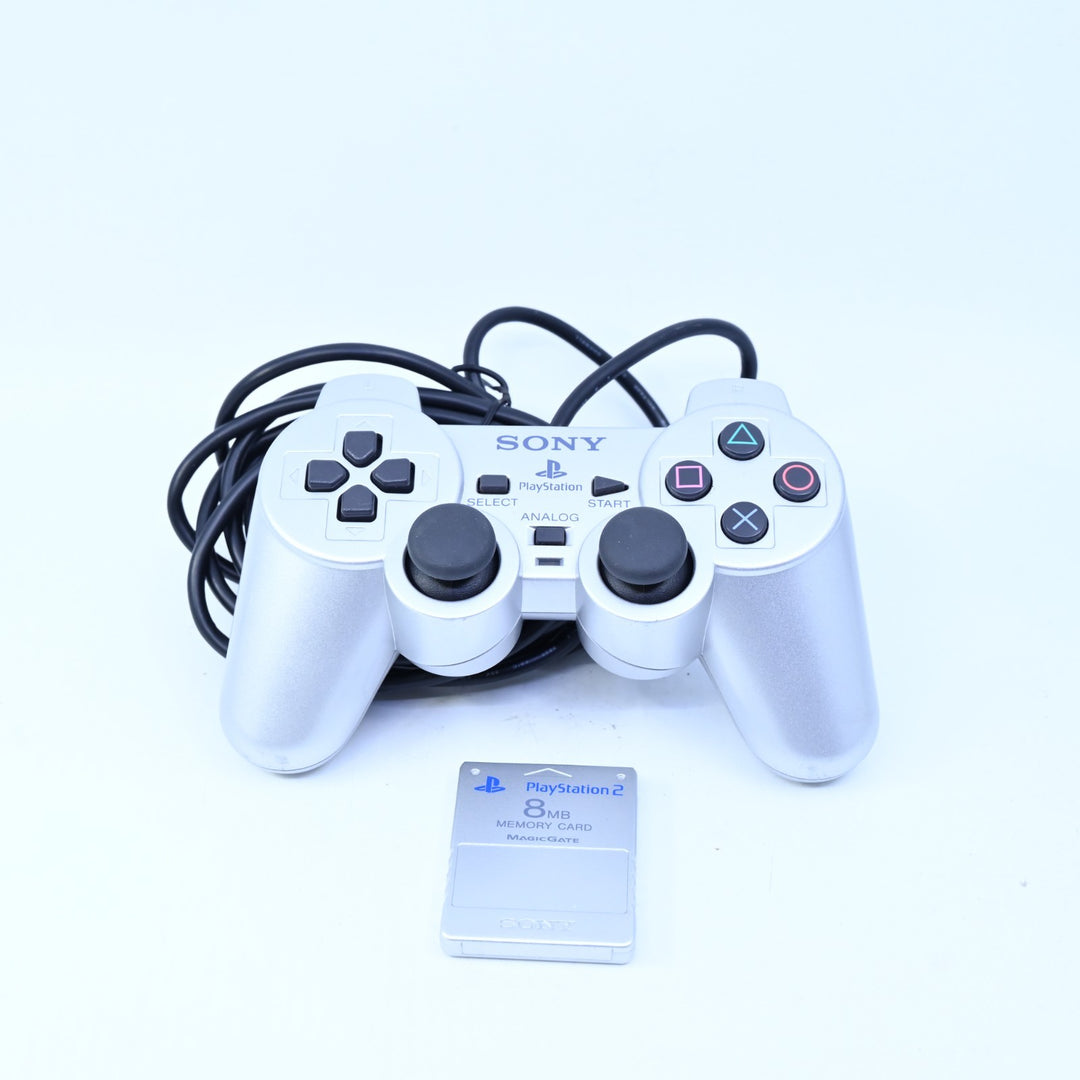 Silver Sony Playstation 2 / PS2 Slim Boxed Console - AUS PAL - FREE POST!