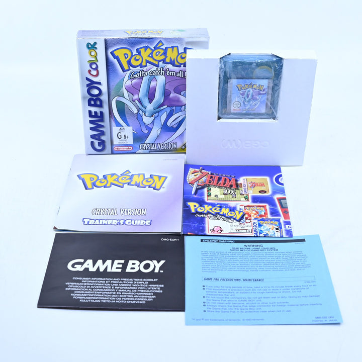 Pokemon Crystal Version - Nintendo Gameboy Color Boxed Game - PAL - NEW BATTERY!