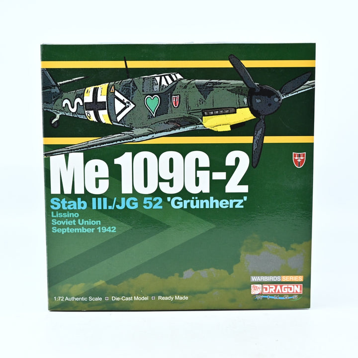 Dragon Wings 1:72 Me 109G-2 Stab III./JG 52 'Grunherz' 50055 - Die Cast Plane