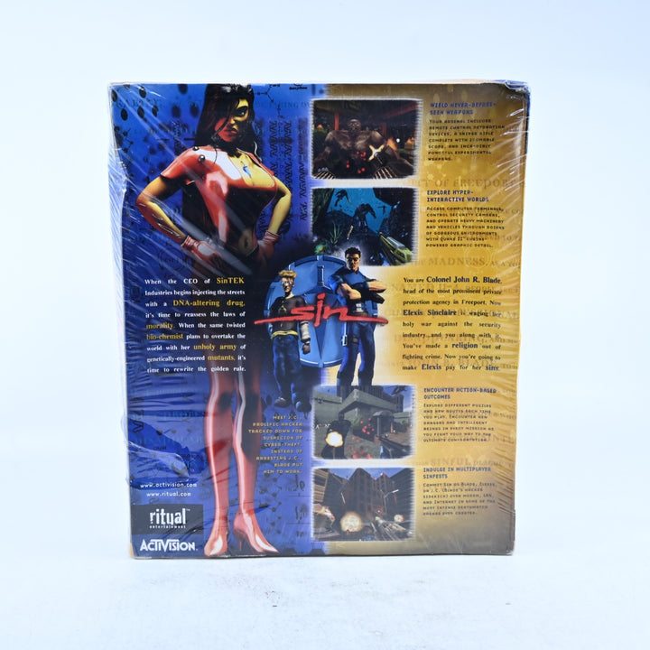 Sin - Big Box - Activision - PC Game SEALED!