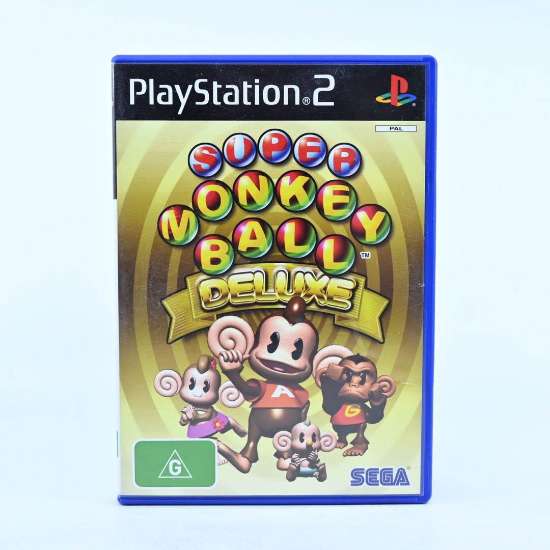 Super Monkey Ball Deluxe - Sony Playstation 2 / PS2 Game - No Manual - PAL