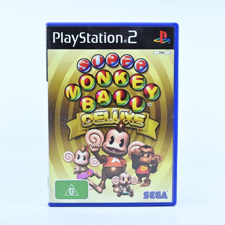 Super Monkey Ball Deluxe - Sony Playstation 2 / PS2 Game - No Manual - PAL
