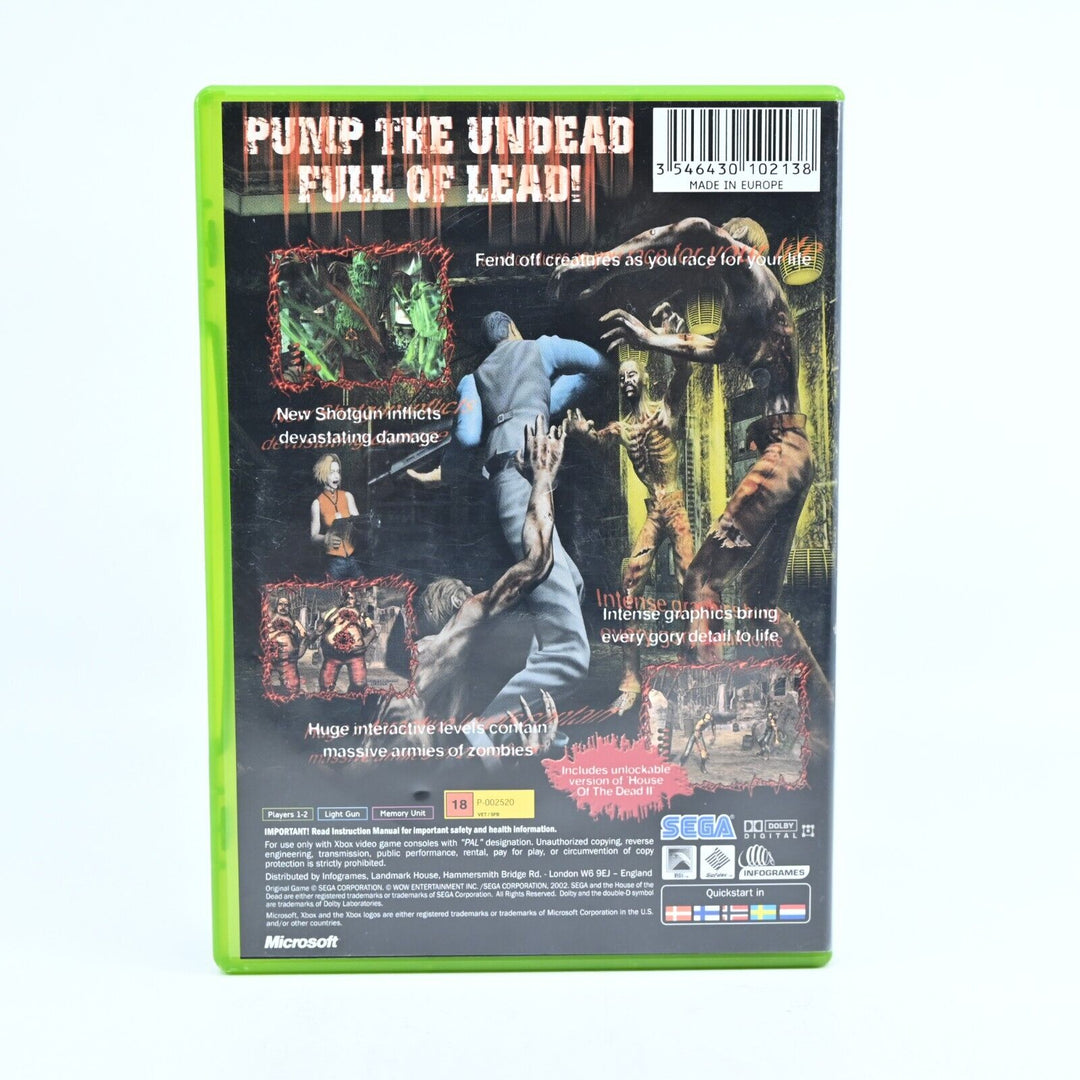 The House of the Dead III 3 - Original Xbox Game + Manual - FREE POST!