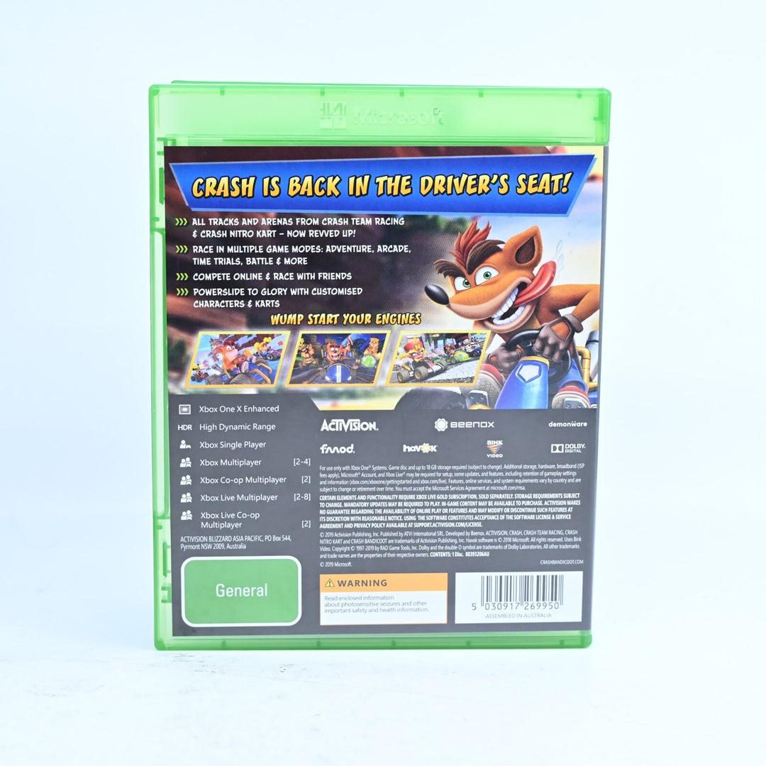 CTR: Crash Team Racing: Nitro Fueled - Xbox One Game - PAL - FREE POST!
