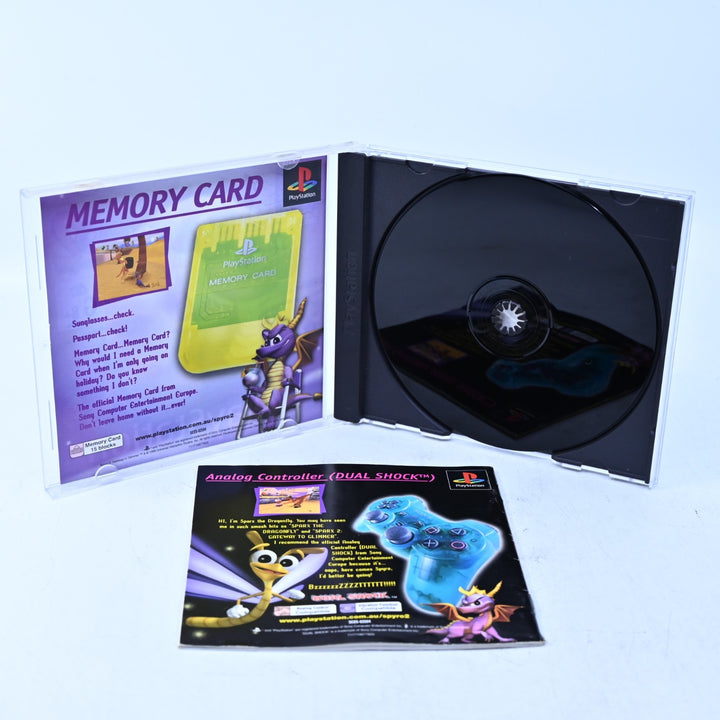 Spyro 2: Gateway to Glimmer - Sony Playstation 1 / PS1 Game + Manual - PAL
