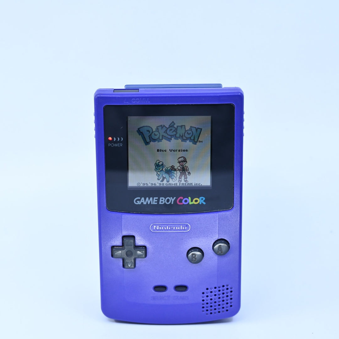 Grape Purple Nintendo Gameboy Color Boxed Console - AUS PAL - Holo label
