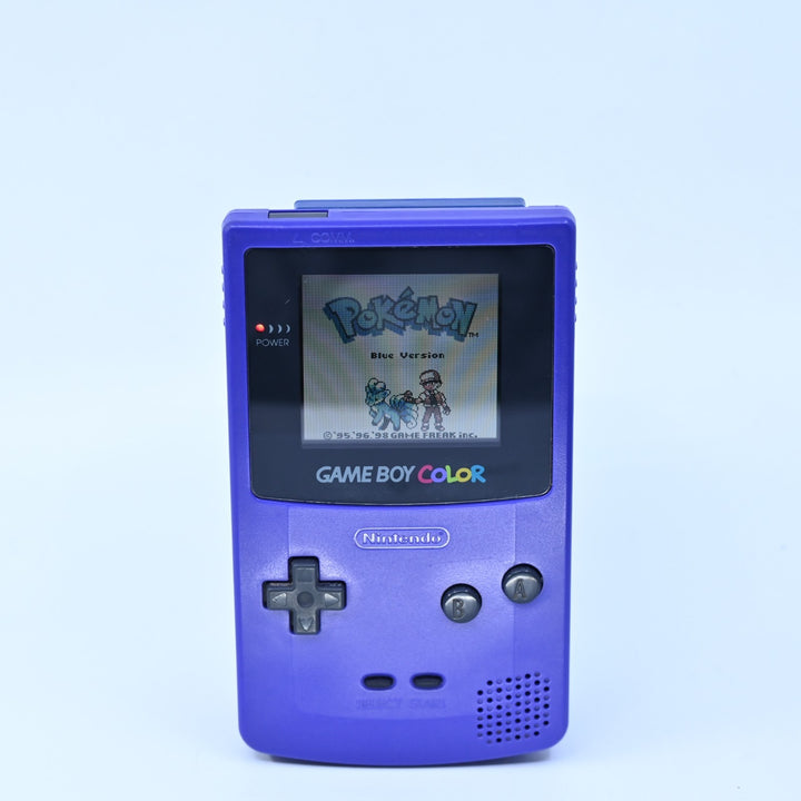 Grape Purple Nintendo Gameboy Color Boxed Console - AUS PAL - Holo label