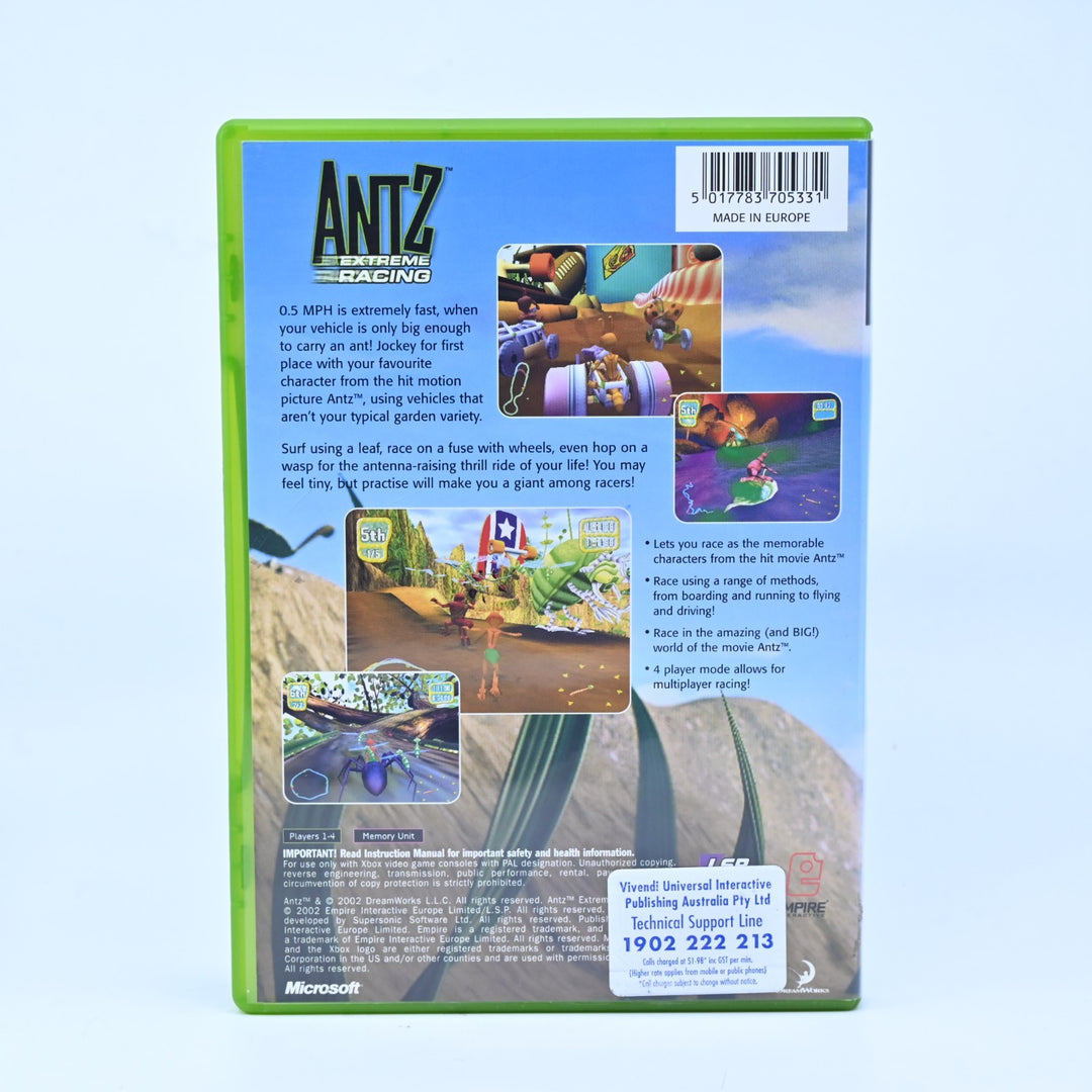 Antz: Extreme Racing - Original Xbox Game + Manual - PAL - MINT DISC!