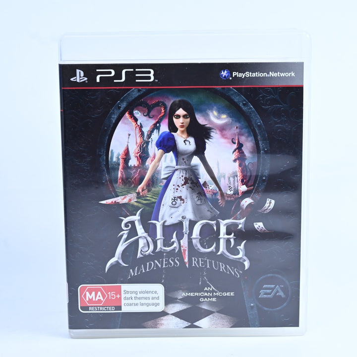 Alice: Madness Returns - Sony Playstation 3 / PS3 Game + Manual - FREE POST!
