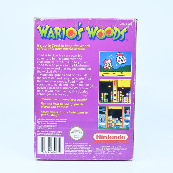 Wario's Woods - NES Boxed Game - No Manual - PAL - FREE POST!