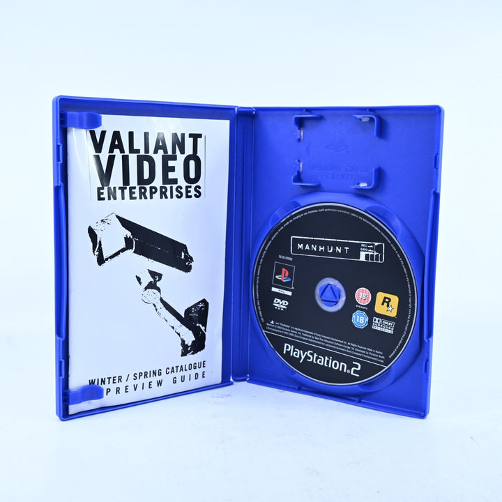 Manhunt - Sony Playstation 2 / PS2 Game + Manual - PAL - MINT DISC!