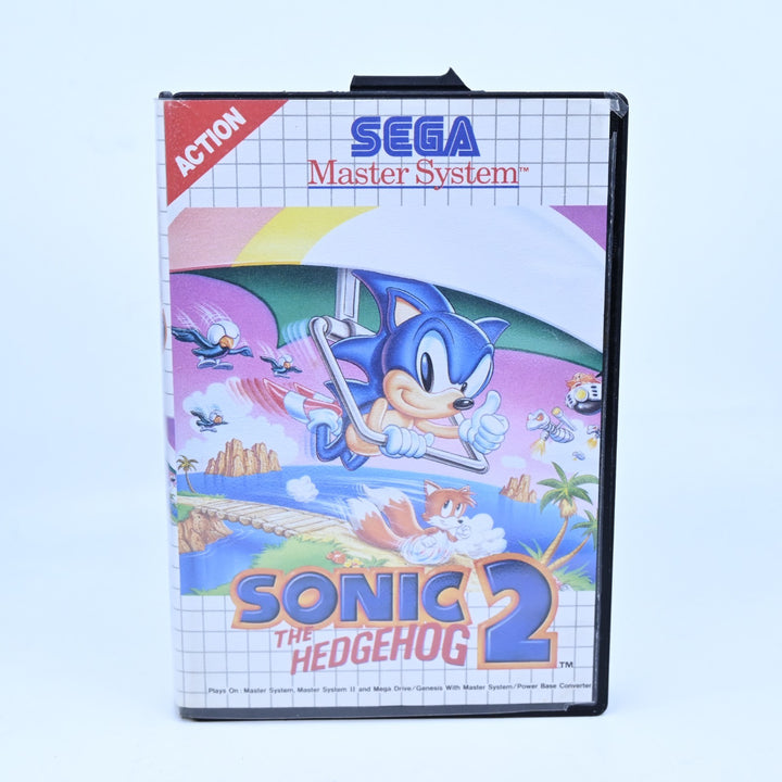 Sonic The Hedgehog 2 - Sega Master System Game - No Manual - PAL - FREE POST!