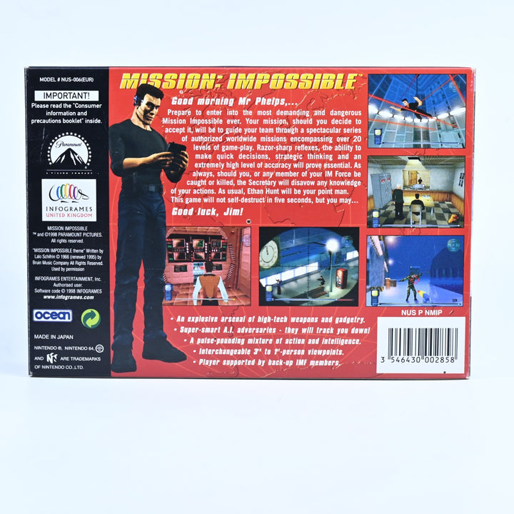 Mission: Impossible - N64 / Nintendo 64 Boxed Game - PAL - EXCELLENT CONDITION