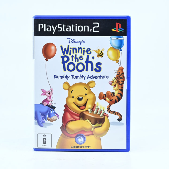 Winnie the Pooh's Rumbly Tumbly Adventure - Sony Playstation 2 Game + Manual