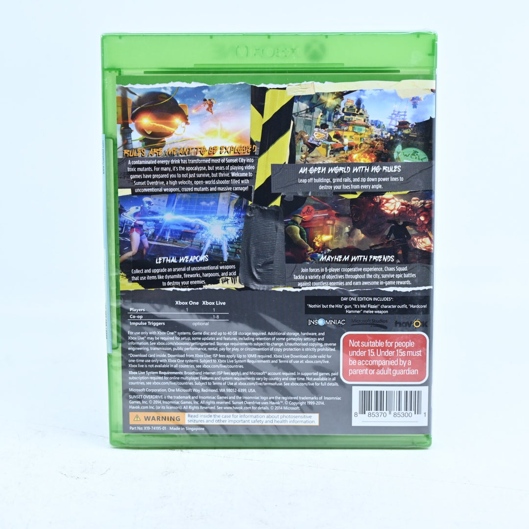 SEALED! Sunset Overdrive - Xbox One Game - PAL - FREE POST!